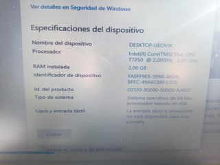 Portátil Dell Vostro 1720 Intel Core 2 Duo