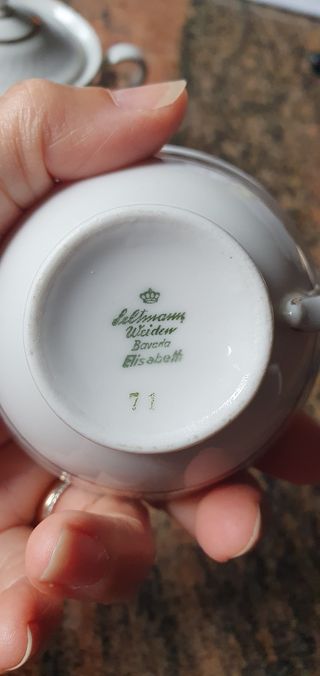 Servizio Caffè Vintage 13 Pezzi Porcellana