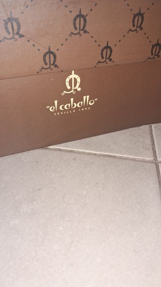 Sandalias doradas de tacón. El caballo