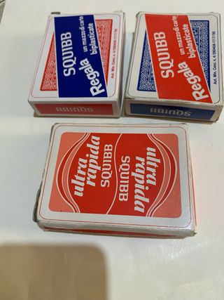 Carte da Poker SQUIBB - 3 Mazzi