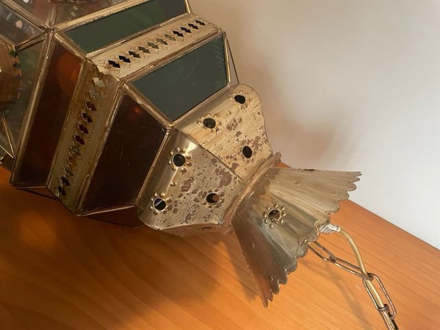 Lámpara Árabe Colgante Multicolor