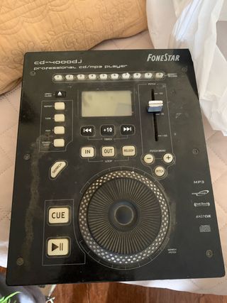 Fonestar CD-4000DJ Reproductor CD/MP3 Profesional