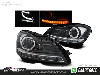 FAROS DELANTEROS LUZ DIURNA LED PARA MERCEDES CLASE C W204