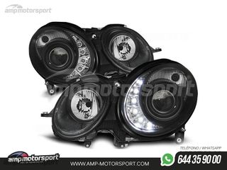 FAROS DELANTEROS LUZ DIURNA LED PARA MERCEDES CLASE E W211