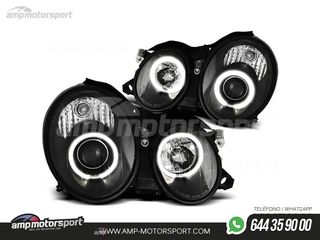 FAROS DELANTEROS OJOS DE ANGEL CCFL PARA MERCEDES CLASE CLK W208