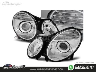 FAROS DELANTEROS LUPA PARA MERCEDES CLASE E W211