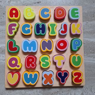 Puzzle Madera Abecedario Niños