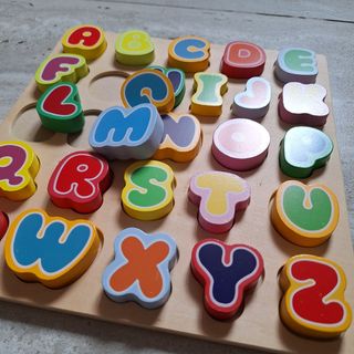 Puzzle Madera Abecedario Niños
