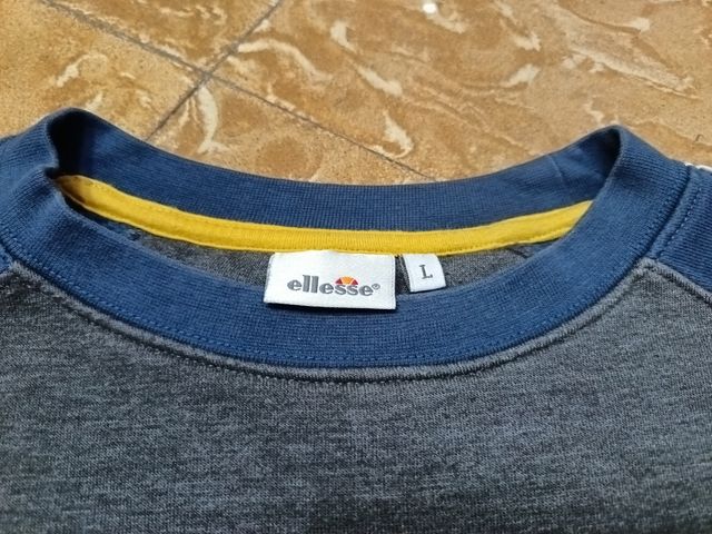 Sudadera Vintage Ellesse 00s Gris