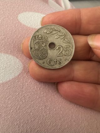 Moneda España 25 Cts