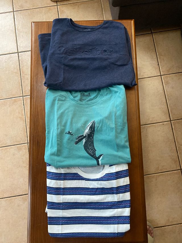 Pack 3 Camisetas Quiksilver Talla S