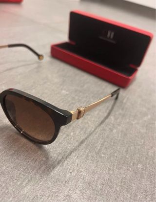 Gafas de sol Carolina Herrera Marrones y Doradas