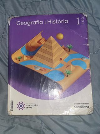 Libro historia i geografía ,1 eso