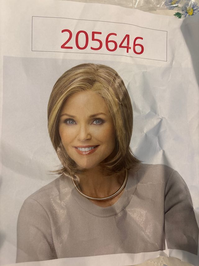 Parrucca biondo scuro