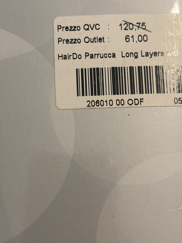 Parrucca biondo scuro