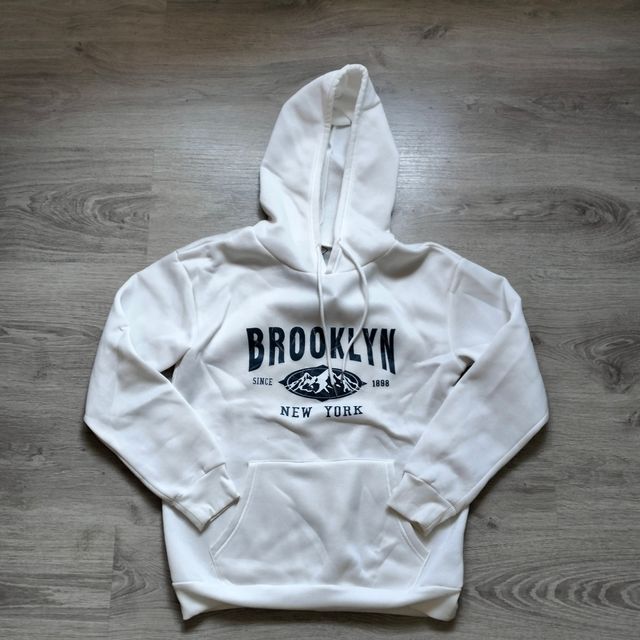 Sudadera Brooklyn New York Blanca