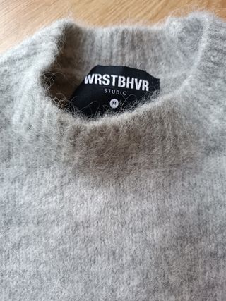 Jersey WRSTBHVR gris hombre