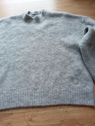 Jersey WRSTBHVR gris hombre