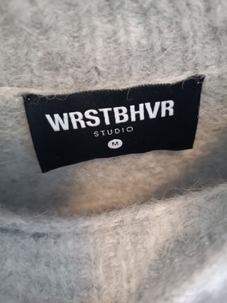 Jersey WRSTBHVR gris hombre