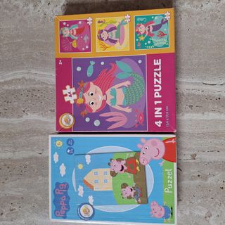 Puzzles infantiles Peppa Pig y Sirenas