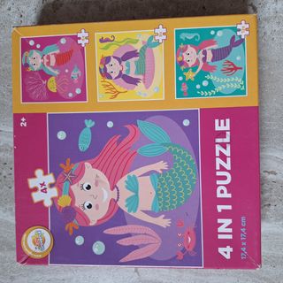 Puzzles infantiles Peppa Pig y Sirenas