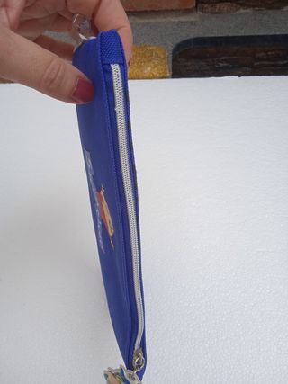 Estuche escolar Shin Chan azul