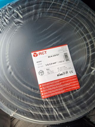 Cable RV-K 0,6/1kV 3G 2,5 mm² RCT