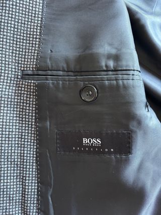 Traje de hombre gris