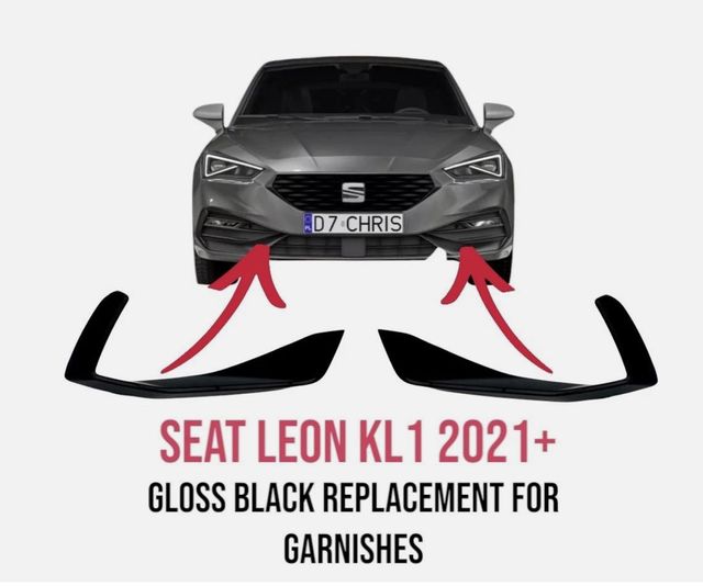 Modanature paraurti Leon mk4 nere