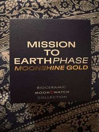 Swatch x Omega Moonshine Gold