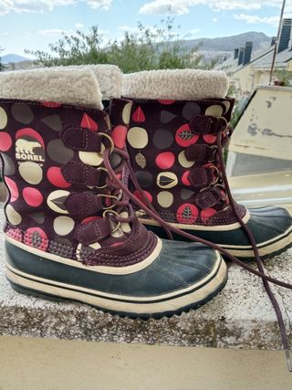 Botas Sorel Invierno Mujer Morado