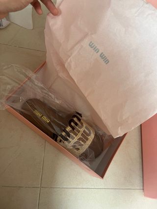 Sandalias Miu Miu 