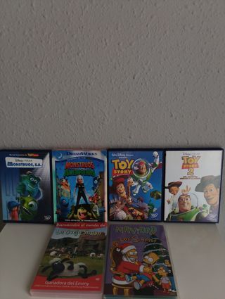 Lote 6 Películas DVD Disney Pixar