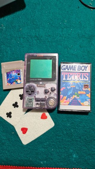 Game Boy Pocket Morado + Tetris