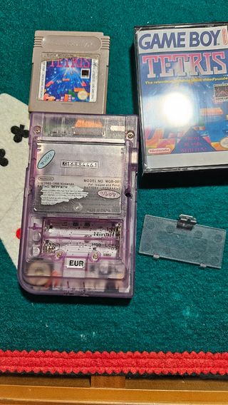 Game Boy Pocket Morado + Tetris