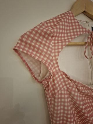 Vestido Zara cuadros vichy 