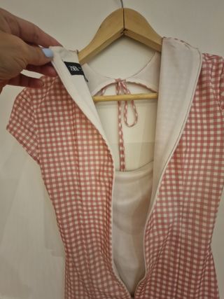 Vestido Zara cuadros vichy 