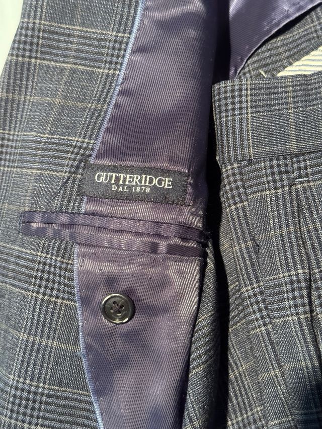 abito blu Gutteridge principe galles fresco lana