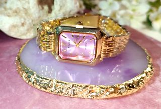 Reloj Quartz - Lila y Dorado