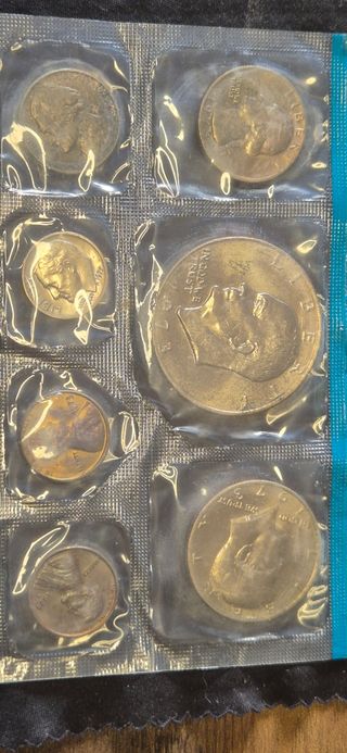 Blíster Monedas EEUU 1973 Dólar Eisenhower