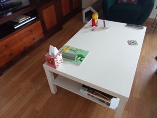 Mesa centro Ikea blanca 118x78 cm