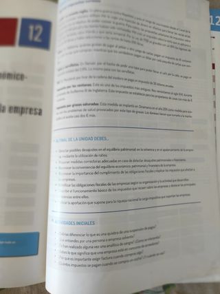 Economía en empresa 2º bachillerato 2015