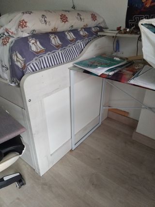 Cama nido 203 largo x100ancho x70 cama a 100altura