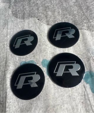 4x Pegatinas R VW 56mm