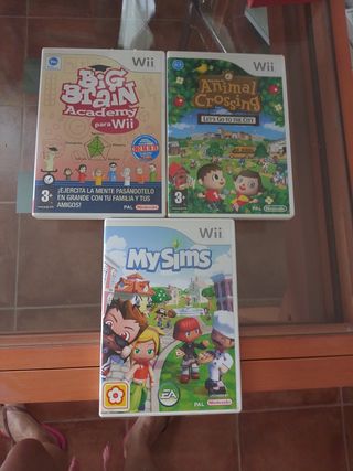 Giochi per Wii: Big Brain Academy e Animal Crossing