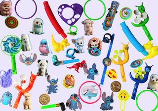 50 Juguetes de Fiesta para relleno Piñata Stitch