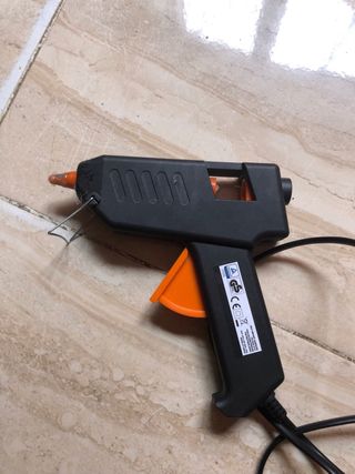 Pistola de Silicona Negra con Cable