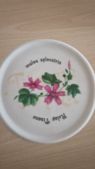 Tazza per tisane con coperchio floreale