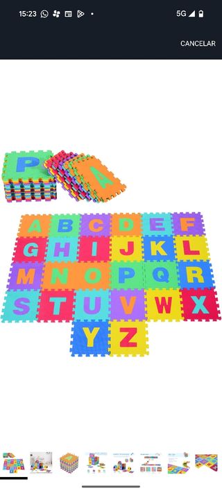 Alfombra Puzzle Infantil Espuma