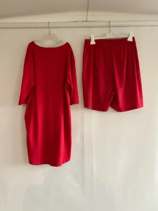 Completo sportivo Legea maglia e pantaloncini ross